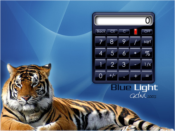 BL Calculator Blue  [Gadget - Widget]