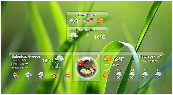 Hyalo-2xWeather v.3   [Gadget - Widget]