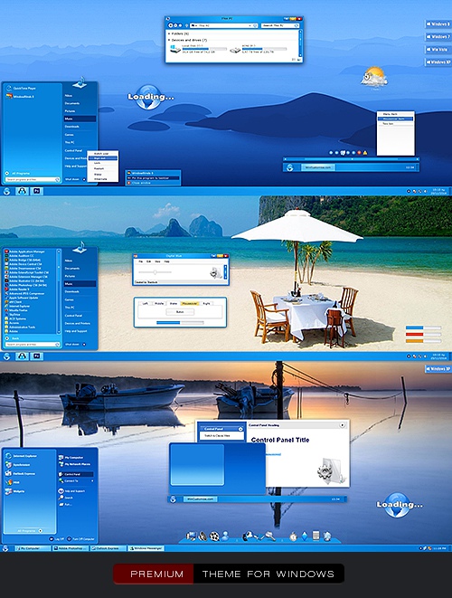 Digital Blue Theme