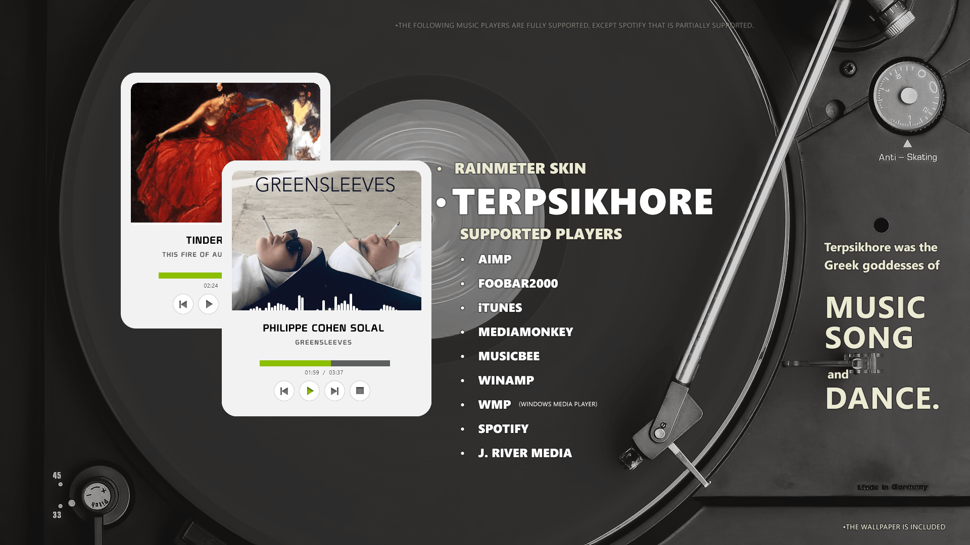 TERPSIKHORE (Music Info Player)
