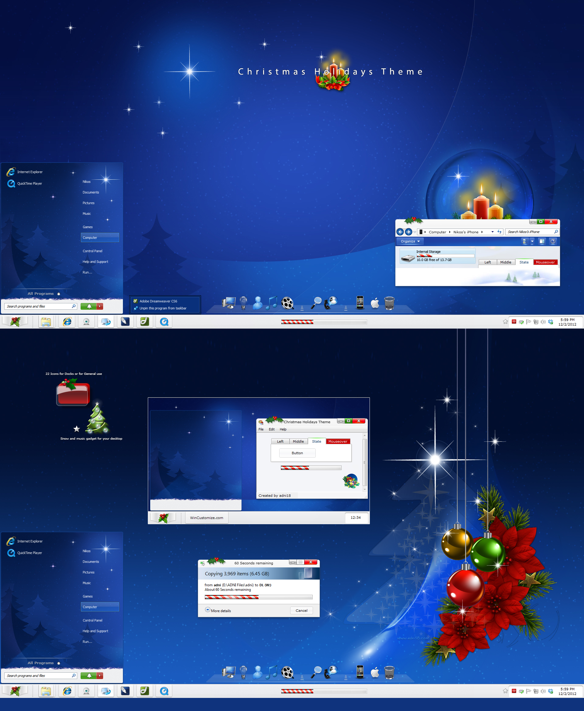 Christmas Holidays Theme