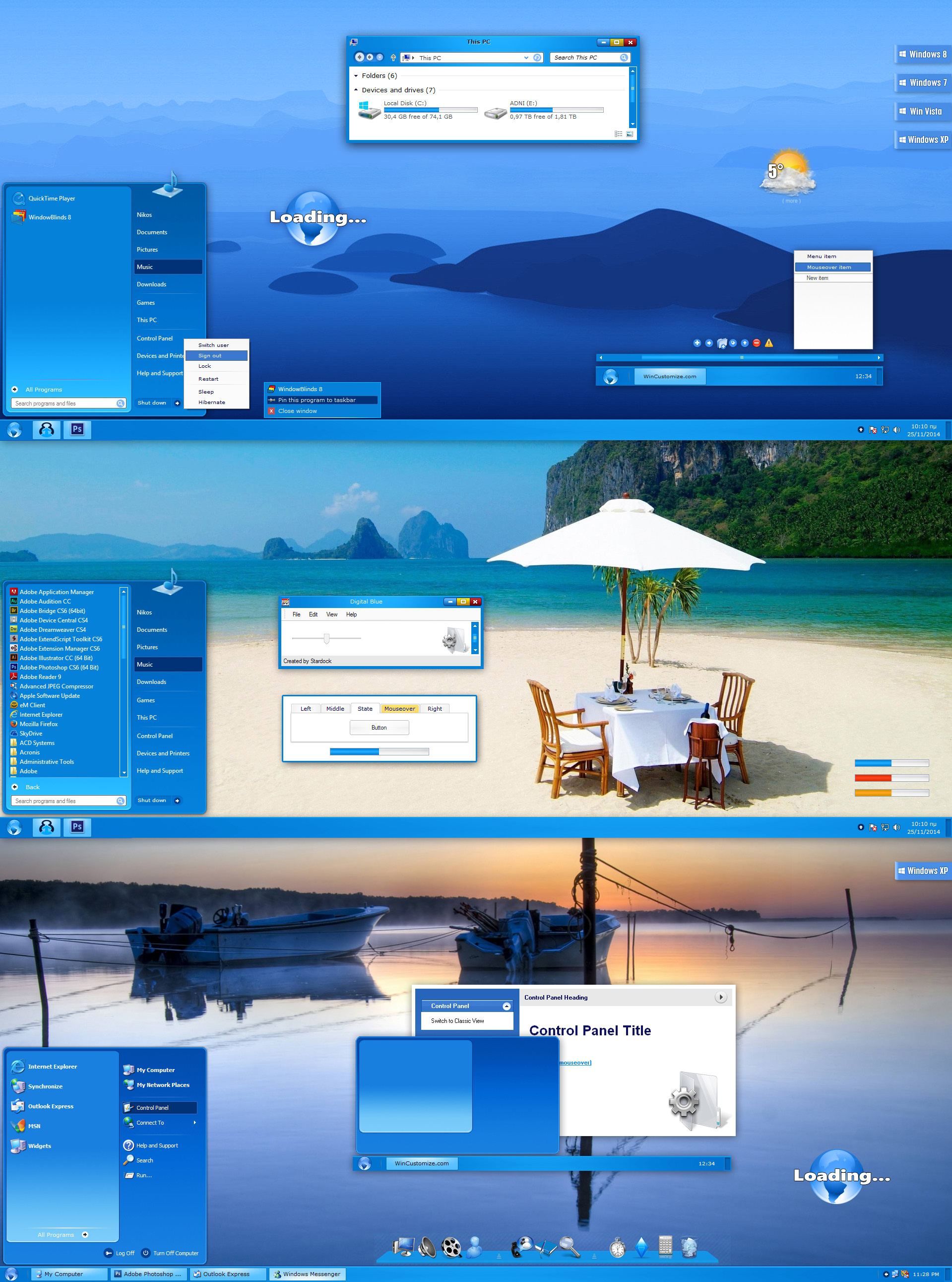 Digital Blue  [Premium Theme]