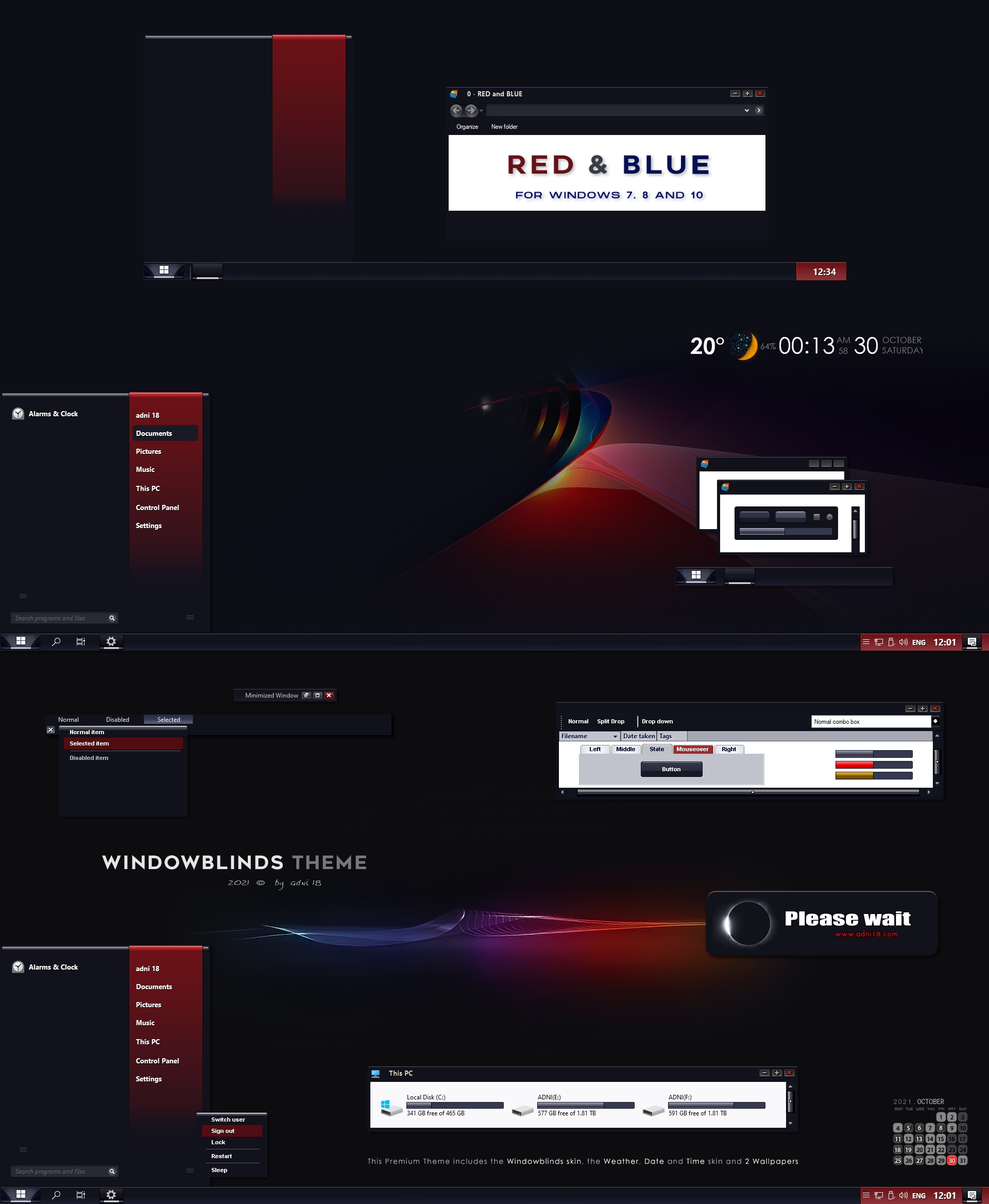 RED & BLUE