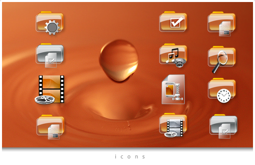 Iconorama Amber [65 icons]