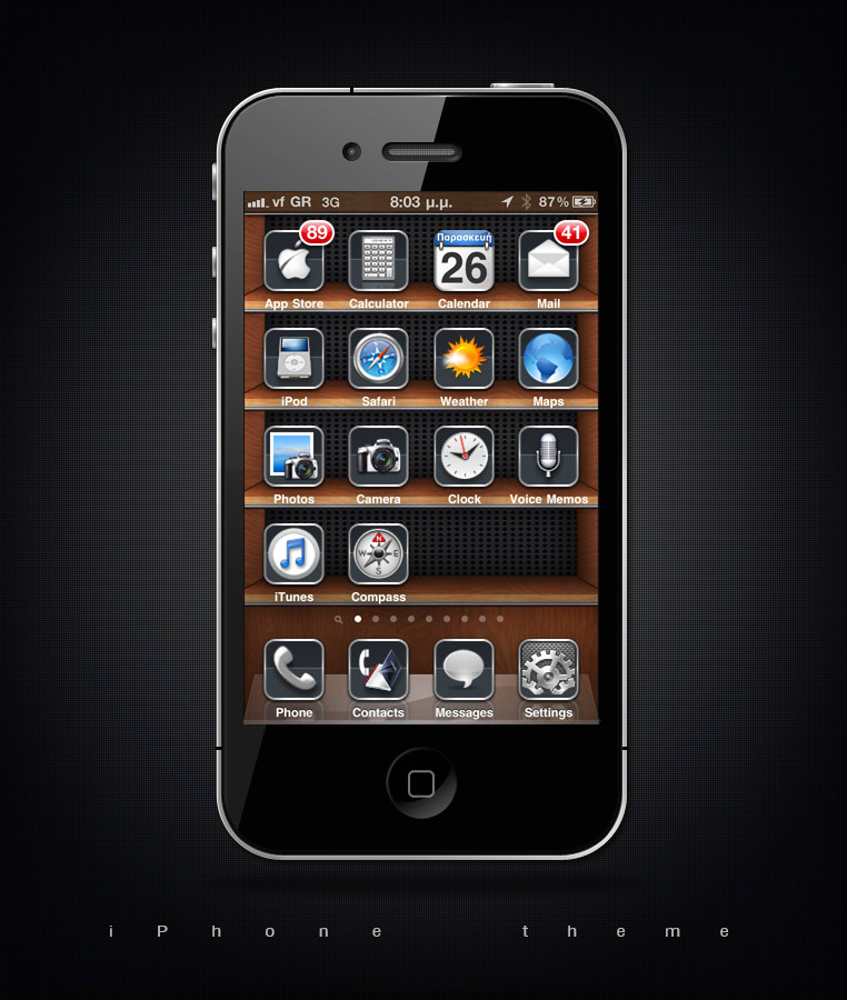 T4 iPhone-iPad Theme