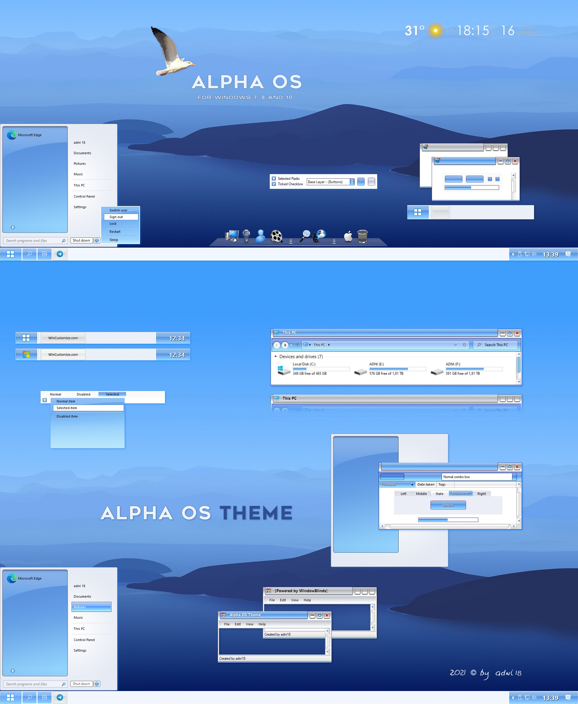 Alpha OS THEME - [ 2021 UPDATE ]