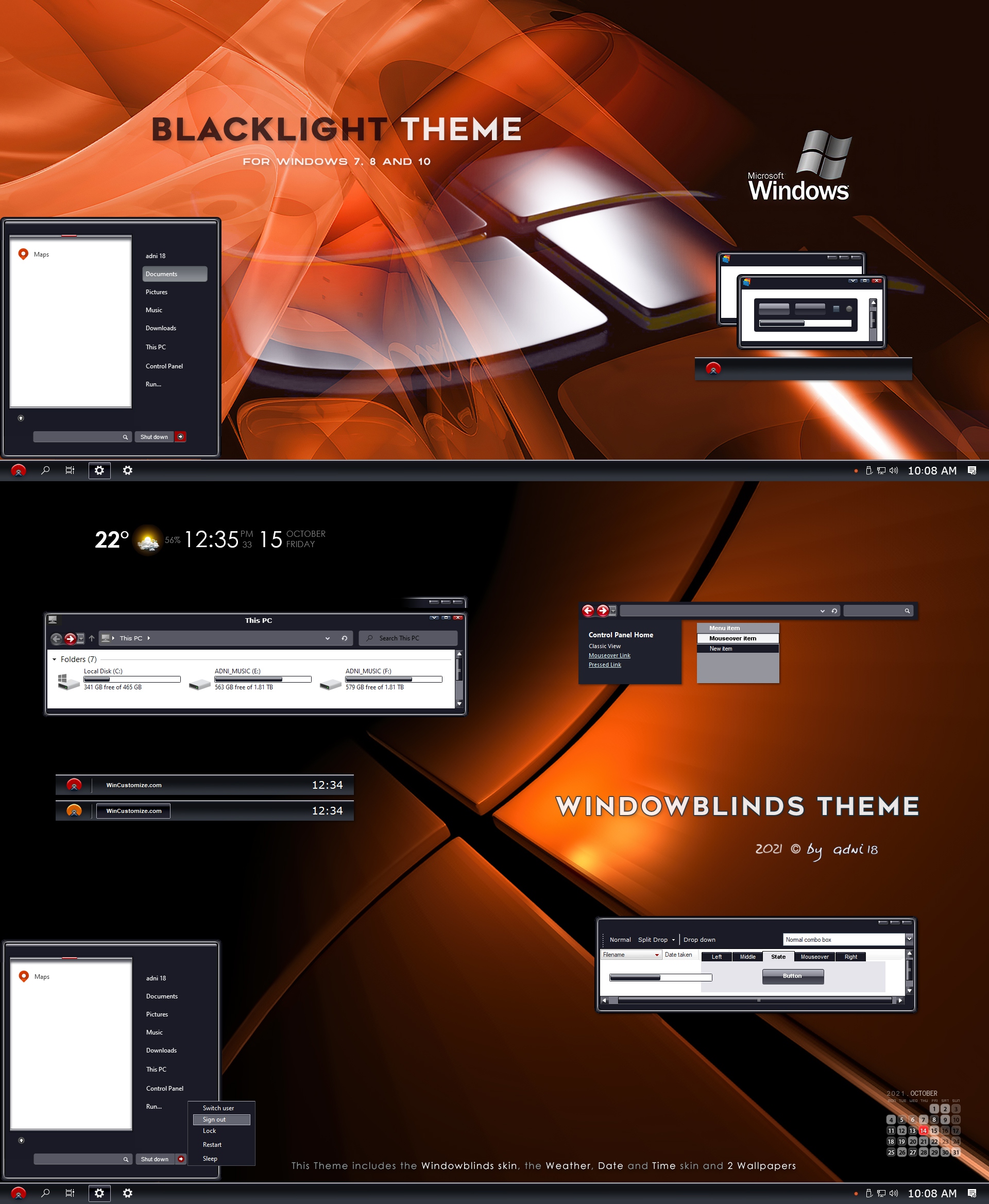 BlackLight - [ Freeware Theme ]