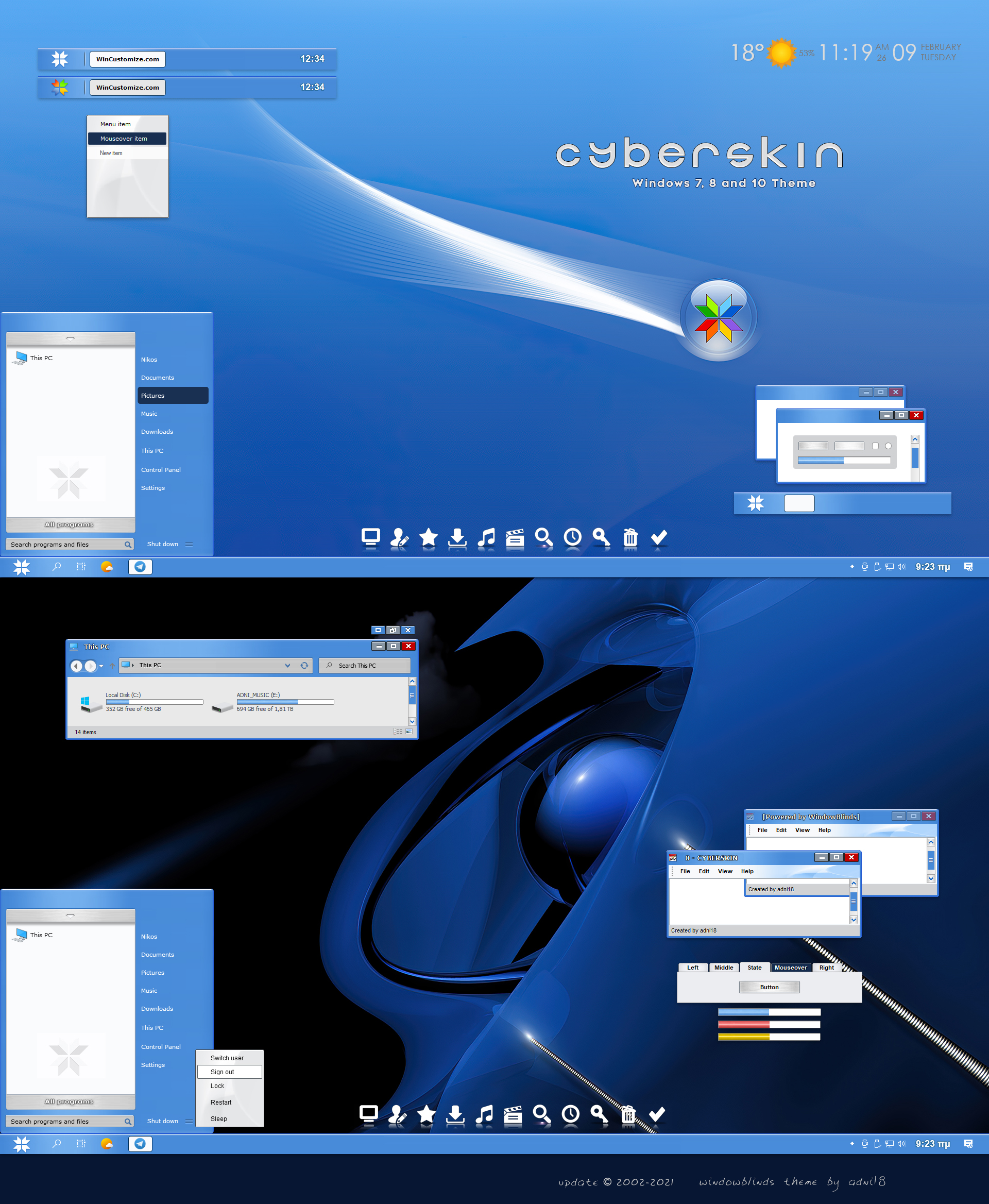 Cyberskin -  [ Free Theme]