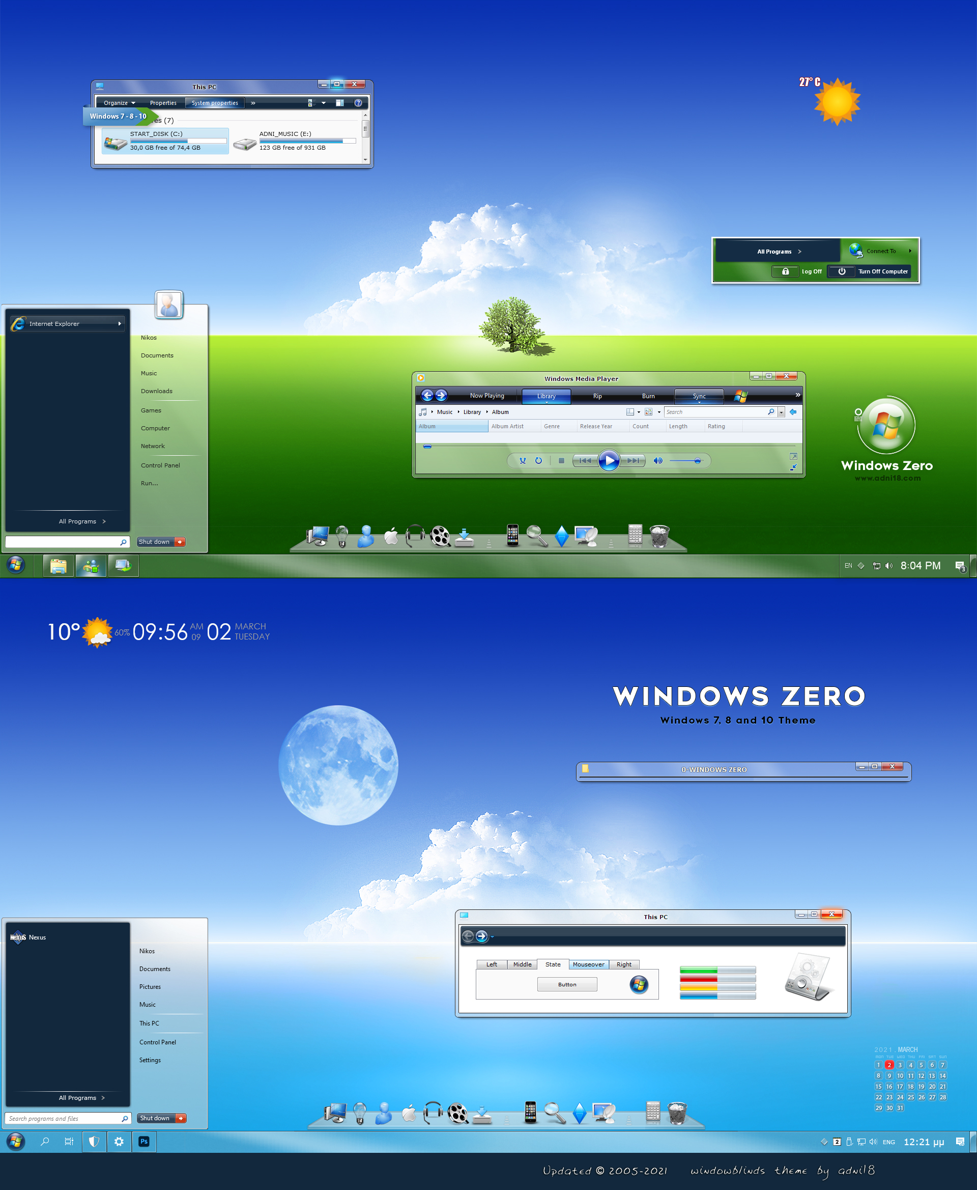 Windows Zero - [ Free Theme ] ( UPDATED JUNE 2021 )