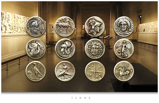 Ancient Greek Coins  [20 icons]