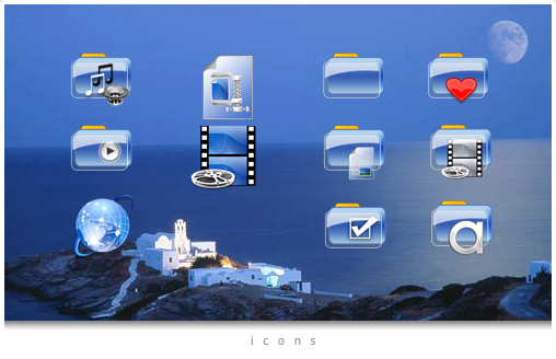 Iconorama Blue [94 icons]