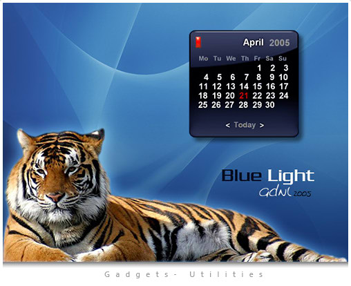 BL Calendar Blue ( Gadget  )