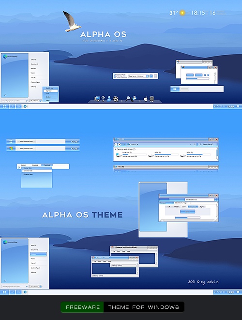 Alpha OS THEME - [ 2021 UPDATE ]