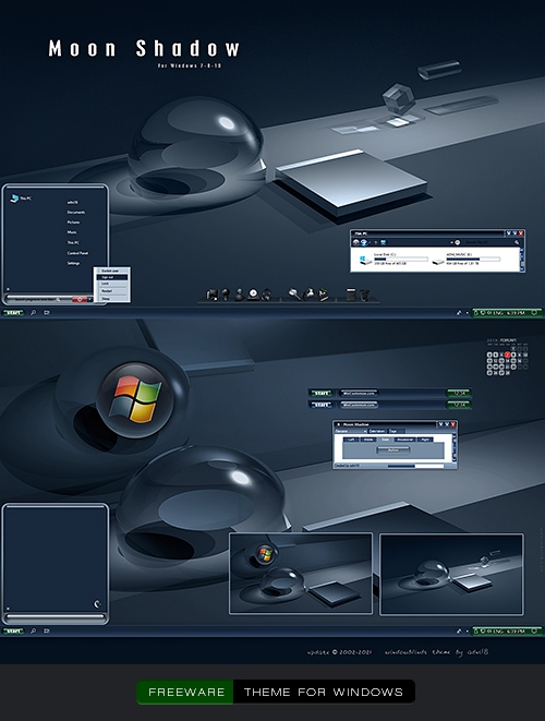 N - Moon Shadow - [ Free Theme ]