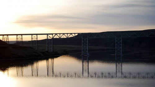 Evening on the Snake